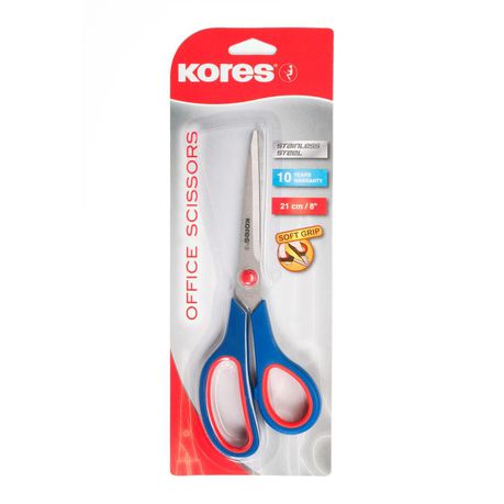 Kores Soft Grip Office Scissors 210mm