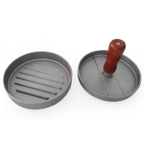 Single Hamburger Press - Stuffed Burger Patty Press - Non-Stick Mould