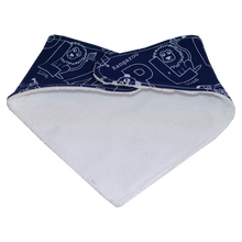 Load image into Gallery viewer, Bandana Bib Alphabet - Blue
