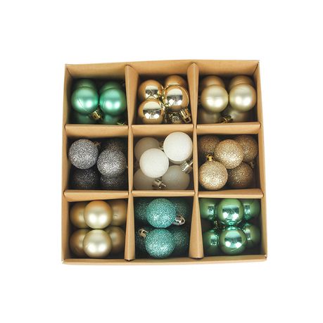 Home Crafts 54 Pc Christmas Décor Pack (Blue, Grey, Gold) Buy Online in Zimbabwe thedailysale.shop