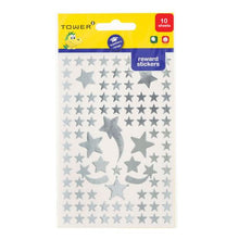 Load image into Gallery viewer, TOWER Fun Silver Stars Value Pack 950 Stickers
