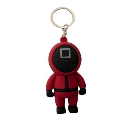 Squid Game Keyring- Square 3D