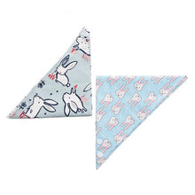 Load image into Gallery viewer, All Heart 2 Pack Baby Bib Clothes With Blue Bunny Prints
