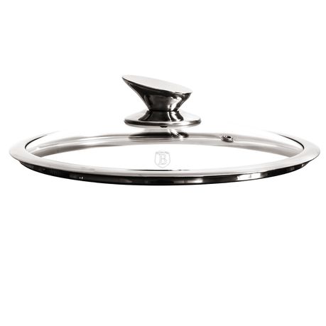 Berlinger Haus 16cm Glass Lid For Sauce Pan - Universal Silver Buy Online in Zimbabwe thedailysale.shop