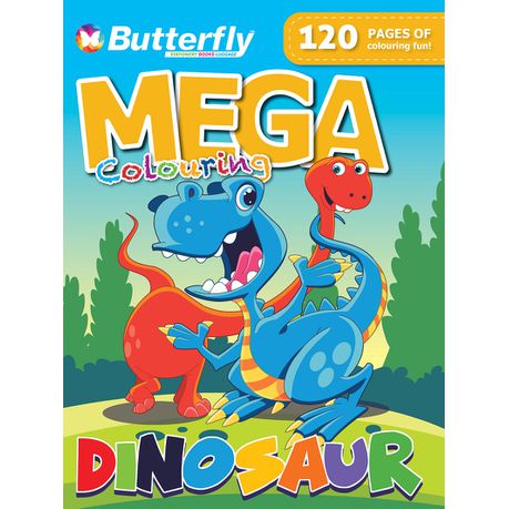 DINOSAUR - 120PG MEGA COLOUR & ACTIVITY Buy Online in Zimbabwe thedailysale.shop