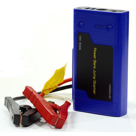 Jump Start Kit - Hazard Led 12,000 Mah 600A With Clamp & Chargers Buy Online in Zimbabwe thedailysale.shop