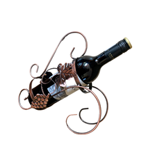 Load image into Gallery viewer, Stylish Copper Wine Rack Holder Display
