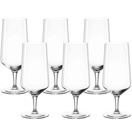 Leonardo Pilsner Beer Glass Puccini Teqton Glass 410ml – Set Of 6 Buy Online in Zimbabwe thedailysale.shop