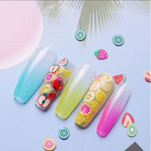 Load image into Gallery viewer, 3D Fruit and Blossoms Nail Art Slices
