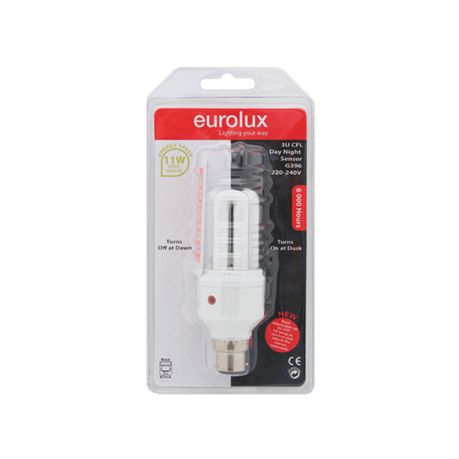 Eurolux Lamp CFL 11W B22 D/N CW Buy Online in Zimbabwe thedailysale.shop