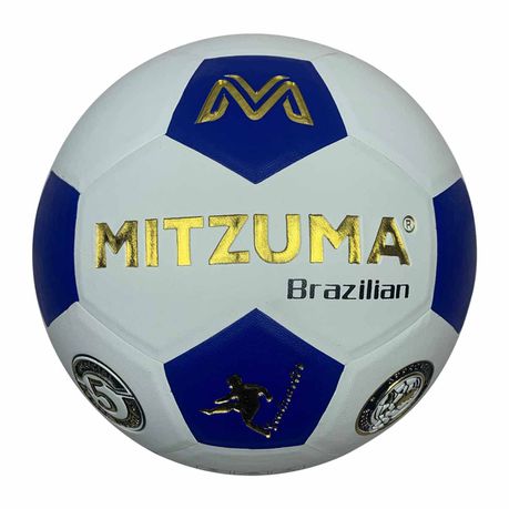 Mitzuma Blue Classic Moulded Soccer Ball- Size 5 Buy Online in Zimbabwe thedailysale.shop