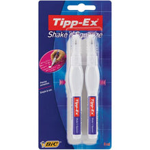 Load image into Gallery viewer, Tipp-Ex Shake &#39;n Squeeze - 8ml White (Blister of 2) - Pen squeezable body
