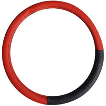 Load image into Gallery viewer, Steering Wheel Cover - Black and Red
