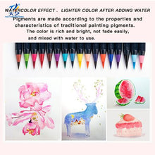 Load image into Gallery viewer, 12 Set Dual Tip Brush Marker Fineliner Paint Highlighter Pen Set Arts Craft
