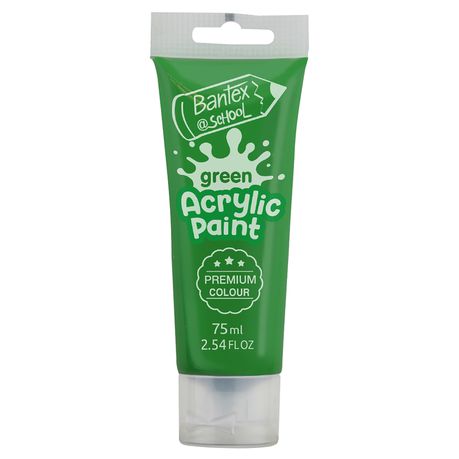 Bantex, Acrylic Paint 75ml - Green Buy Online in Zimbabwe thedailysale.shop