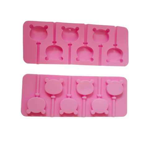 Silicone Teddy Lollipop Mould