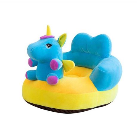 Baby Protective Safety Cushion Sofa Support  Chair - Unicorn Blue