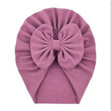 Load image into Gallery viewer, Baby Girl Turban - Dusty &amp; Cream
