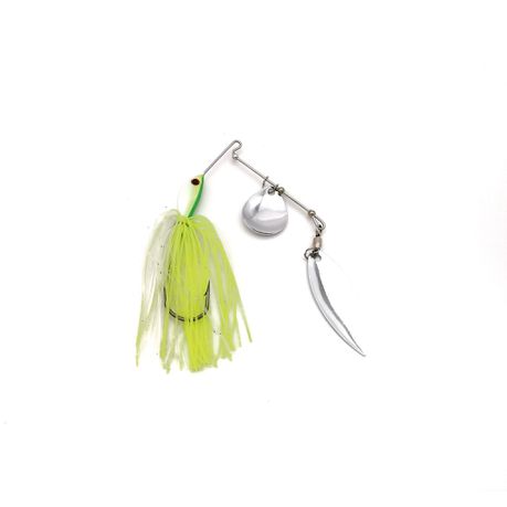 Bass Hunter 3/8oz Fishing Spinner Bait - White Chartreuse Buy Online in Zimbabwe thedailysale.shop