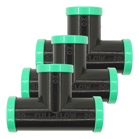 Full Flow Tee - 20mm (Pack of 3)