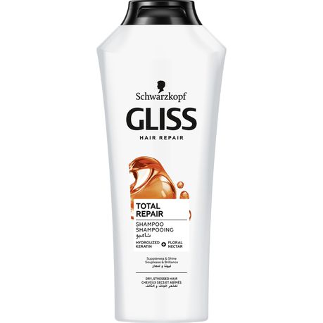 Schwarzkopf Gliss Total Repair Shampoo - 400ml Buy Online in Zimbabwe thedailysale.shop