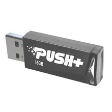 Load image into Gallery viewer, Patriot Push+ 16GB USB3.2 Flash Drive - Grey
