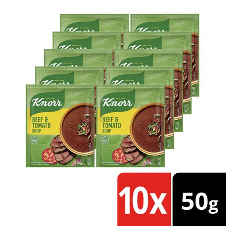 Knorr Rich Beef & Tomato Soup 10x50g