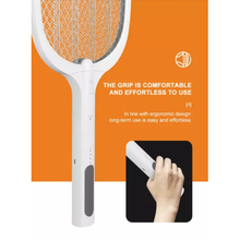 Load image into Gallery viewer, Rechargeable Mosquito Swatter with Stand &amp; Citronella Tea Light -DL131
