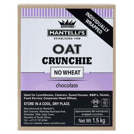 Mantelli's - Chocolate Dipped Oat Crunckie Button 1.5kg