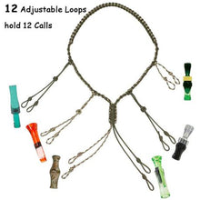 Load image into Gallery viewer, Umbrella Cord Braided Collar Hunting Decoy Rope Lanyard - Green &amp; ACU Camo
