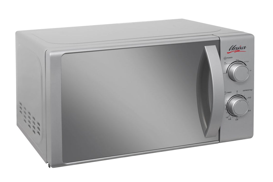 Univa 20 Litre Manual Microwave - Metallic