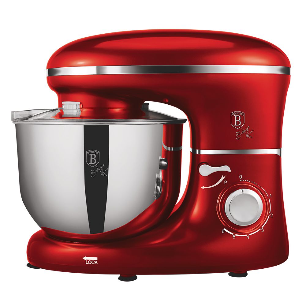 Berlinger Haus 1300W Kitchen Machine Stand Mixer - Burgundy Buy Online in Zimbabwe thedailysale.shop