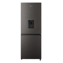 Load image into Gallery viewer, Hisense 222L Bottom Freezer Fridge with Water Dispenser -Titanium Inox
