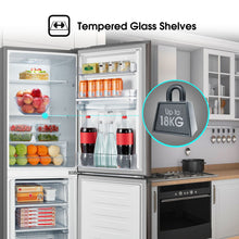 Load image into Gallery viewer, Hisense 222L Bottom Freezer Fridge with Water Dispenser -Titanium Inox
