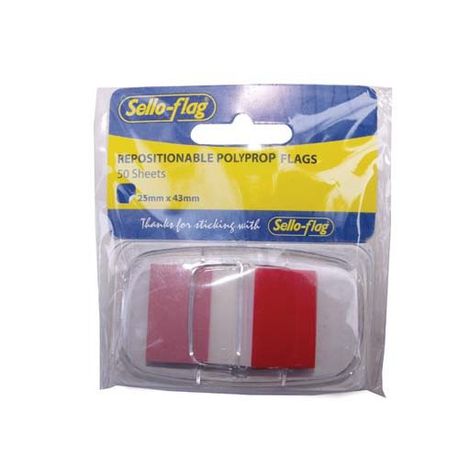 Sello-Flag Repositionable PP Flags - Red (50 Sheets) Buy Online in Zimbabwe thedailysale.shop