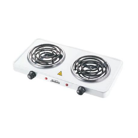 Sunbeam - Double Spiral Hotplate - White Buy Online in Zimbabwe thedailysale.shop