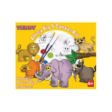 Load image into Gallery viewer, Teddy Africa Big 5 Canvas Kit
