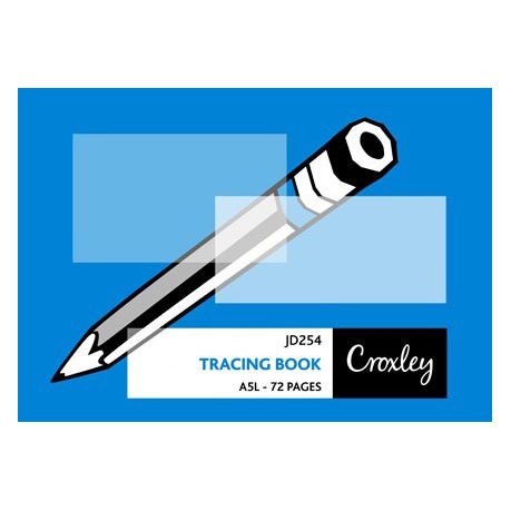 Croxley JD254 Tracing Book A5L 72 Pages (Pack of 10)