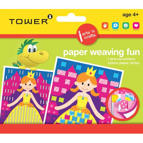 Tower Kids Paper Weaving Fun - Princess Buy Online in Zimbabwe thedailysale.shop